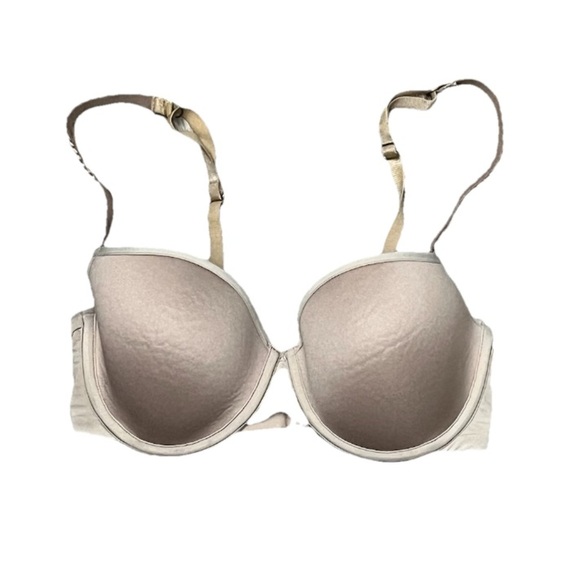 Thirdlove 24/7 Underwire Lightly Lined T-Shirt Bra Size 32DD Beige Demi Bra - Picture 2 of 7